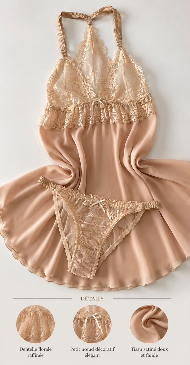 Nuisette en dentelle