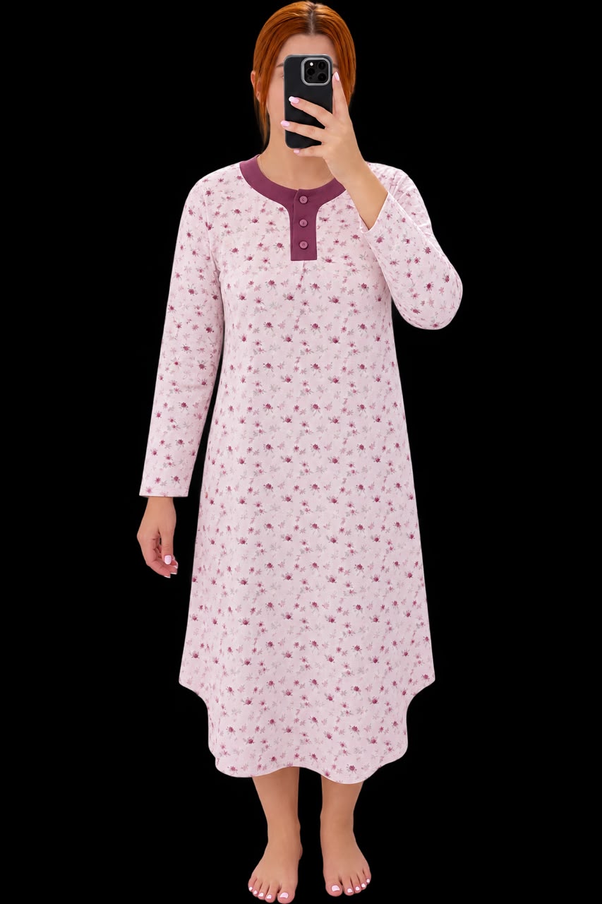 Chemise de nuit hiver