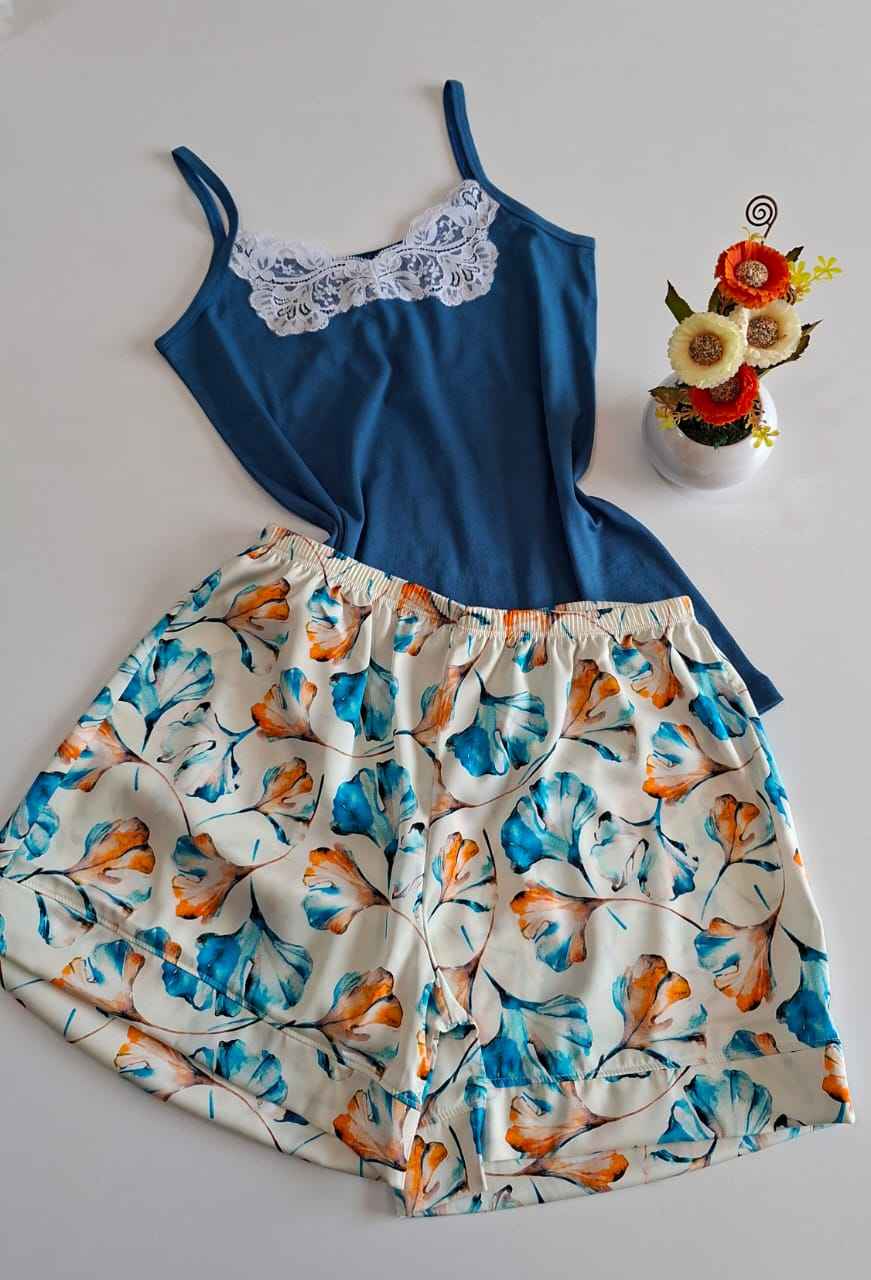 Caraco Satin Dentelle