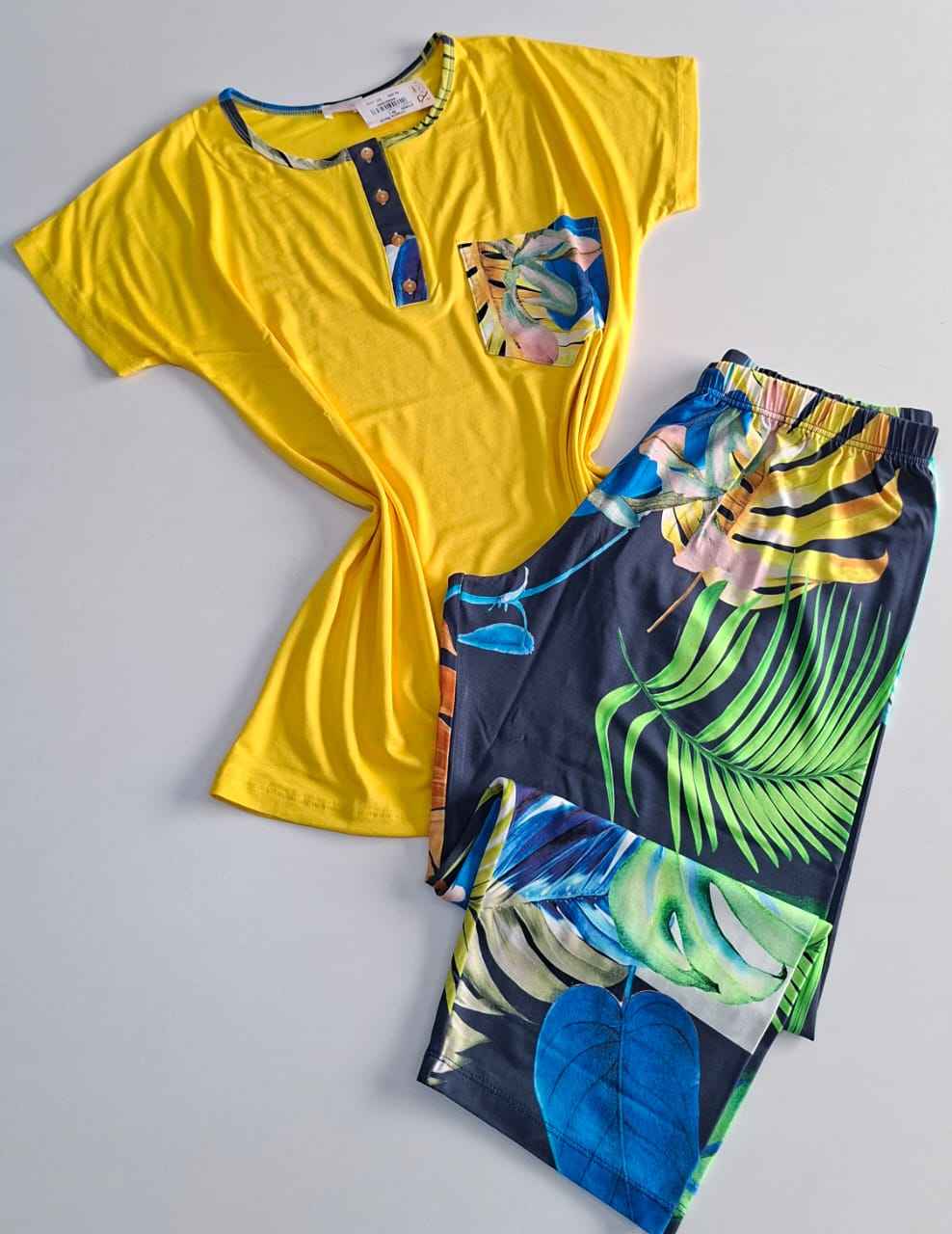 pyjama femme été avec pantacourt