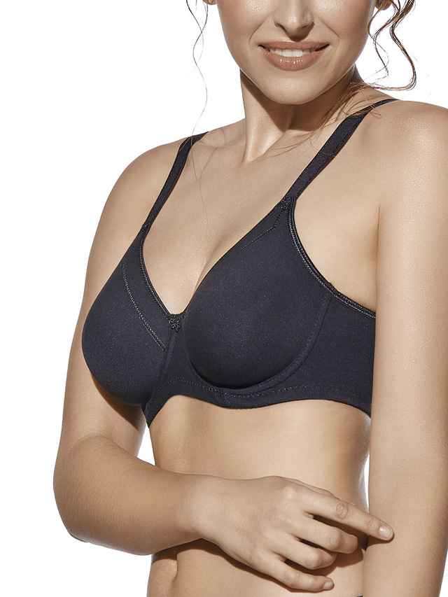 Soutien-gorge à armatures en coton.